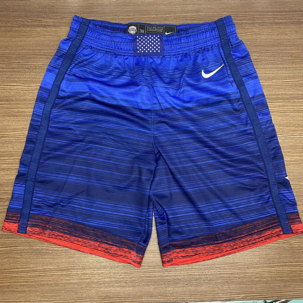 Nike Usa Basketball Tokyo Olympics Men`s Size 38 Large Shorts CT6628-451