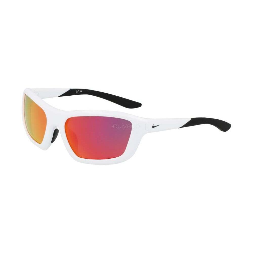 Nike BRAZER-M-FV2401-100-5417 White I Red Sunglasses