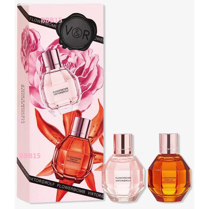 Viktor Rolf Mini Flowerbomb Perfume Set .23 oz Each Limited Edition