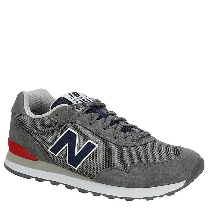 New Balance 515 Men`s Suede Athletic Running Low Top Shoes Sneakers Grey