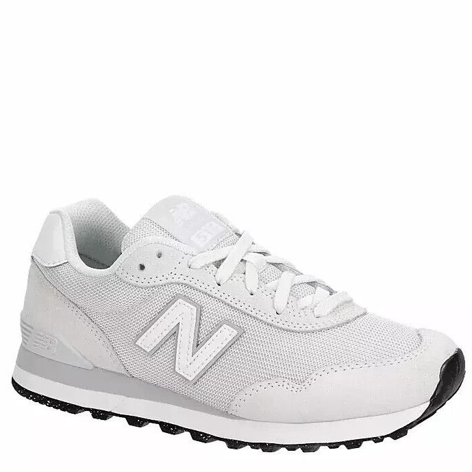 New Balance 515 V3 Women`s Suede/mesh Athletic Running Low Top Shoes Light Grey