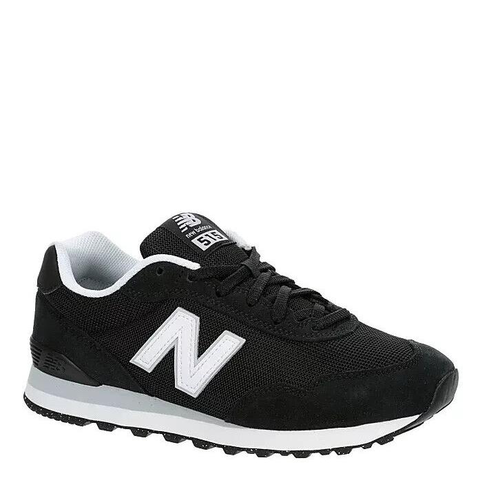 New Balance 515 Men`s Suede Athletic Running Low Top Shoes Sneakers Black