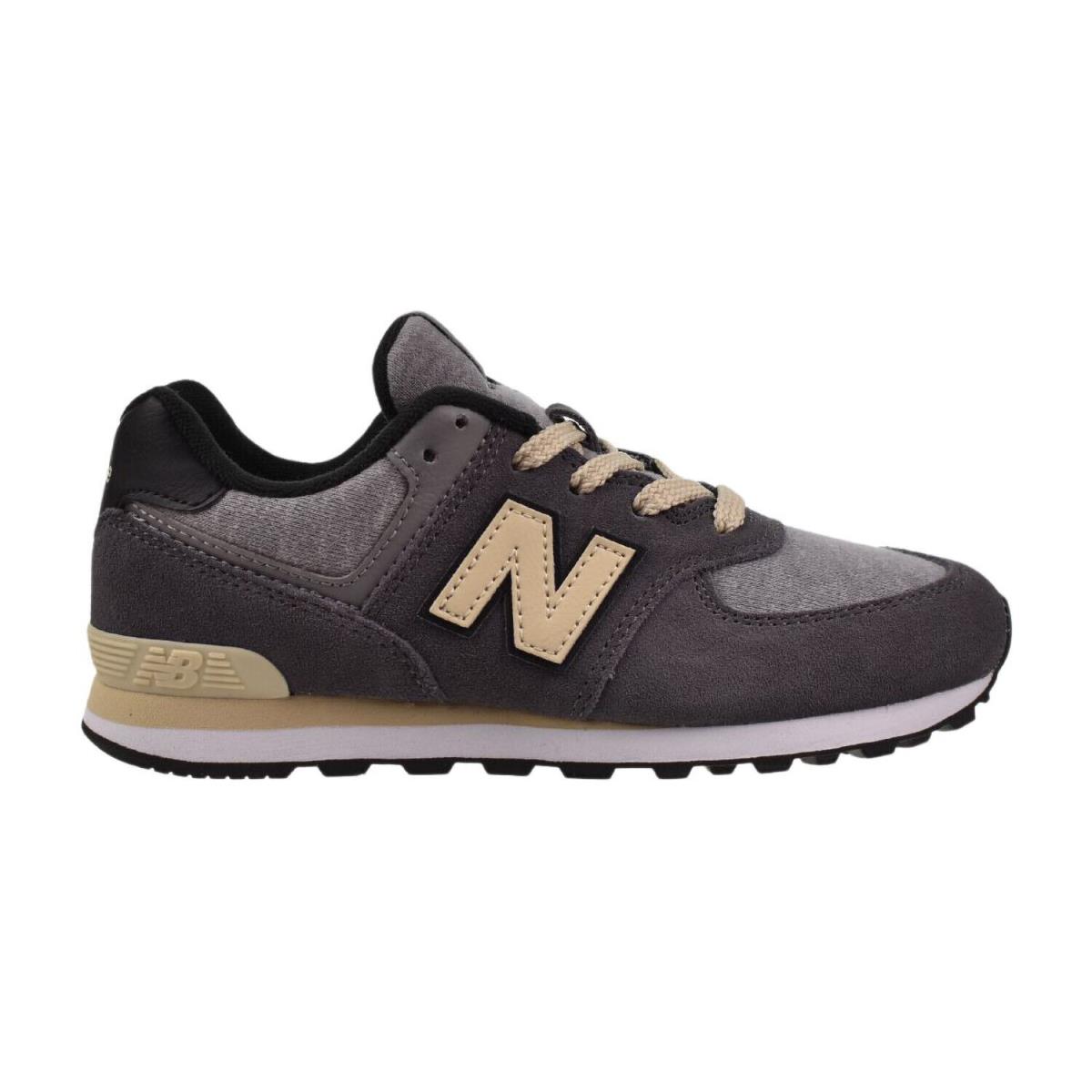 New Balance 574 Little Kids` Shoes Black-beige PC574-LGG