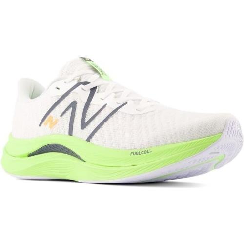 New Balance Men`s Fuelcell Propel v4 Running Shoes White/green MFCPRCA4