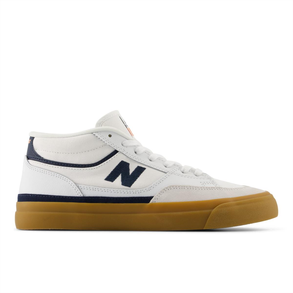 New Balance Numeric Men`s Franky Villani 417 White Navy Shoes - White