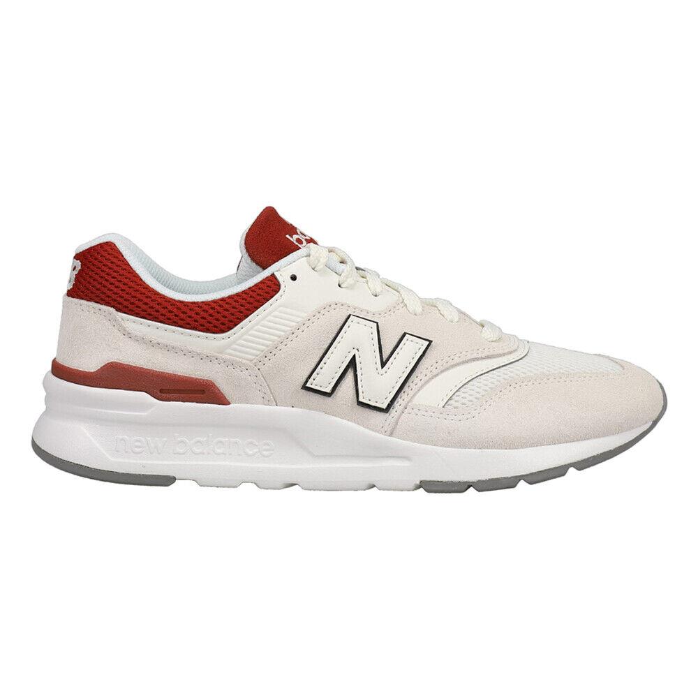 New Balance 997H Lace Up Mens Off White Sneakers Casual Shoes CM997HQM