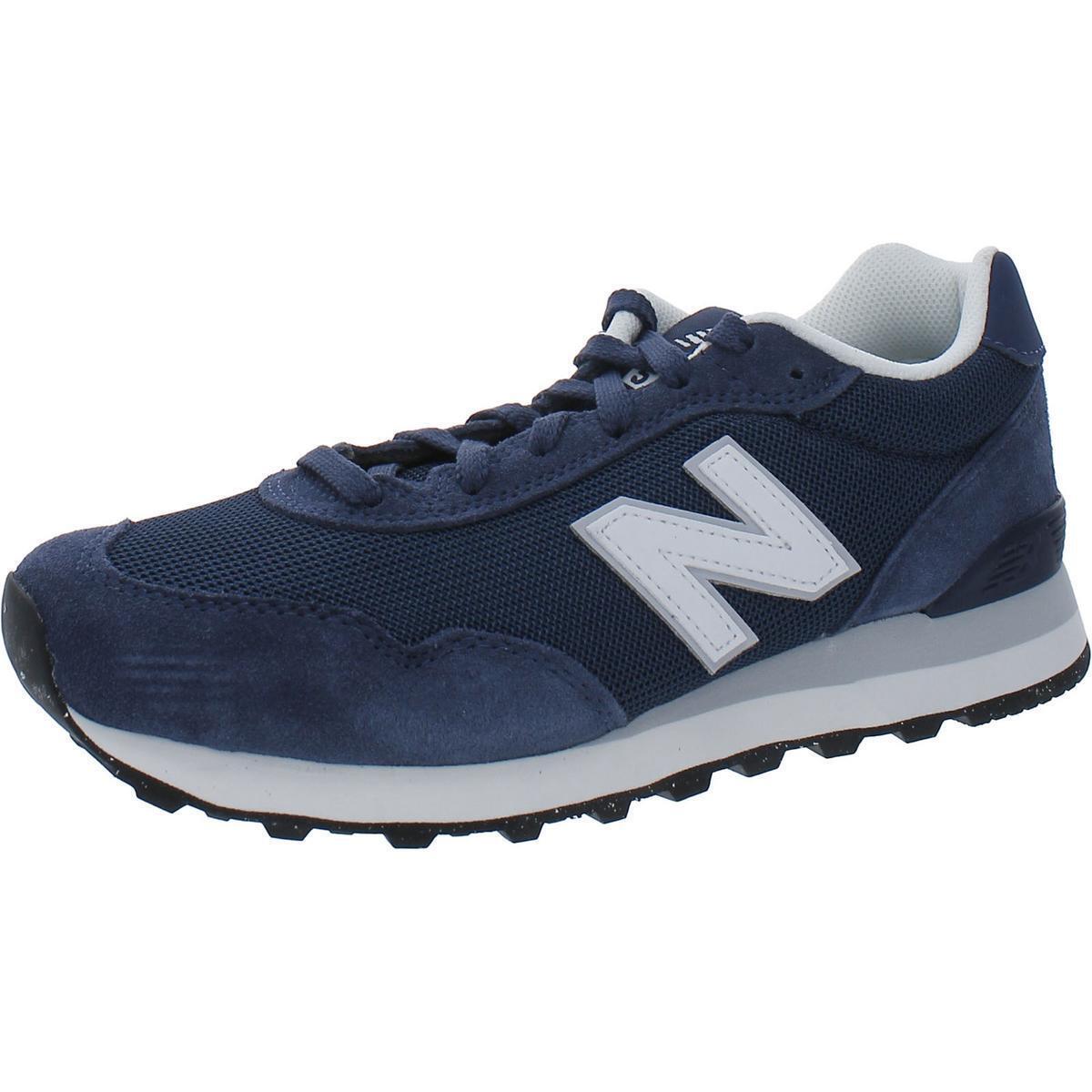 New Balance Womens 515 Suede Retro Running Training Shoes Sneakers Bhfo 5927 - Navy/White