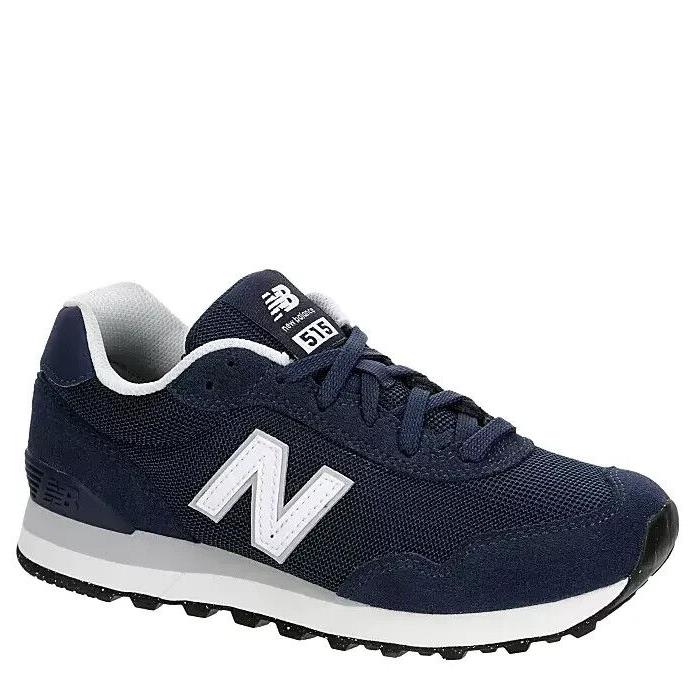 New Balance 515 V3 Women`s Suede/mesh Athletic Running Low Top Shoes Navy