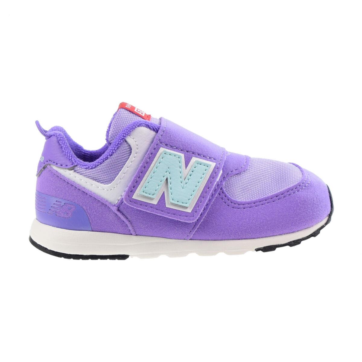 New Balance 574 New-b Hook Loop Toddlers Shoes Violet Crush