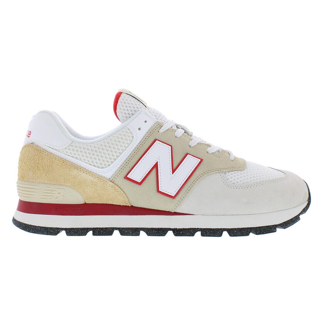 New Balance ML574D Unisex Shoes Size 14 Color: Beige/orange