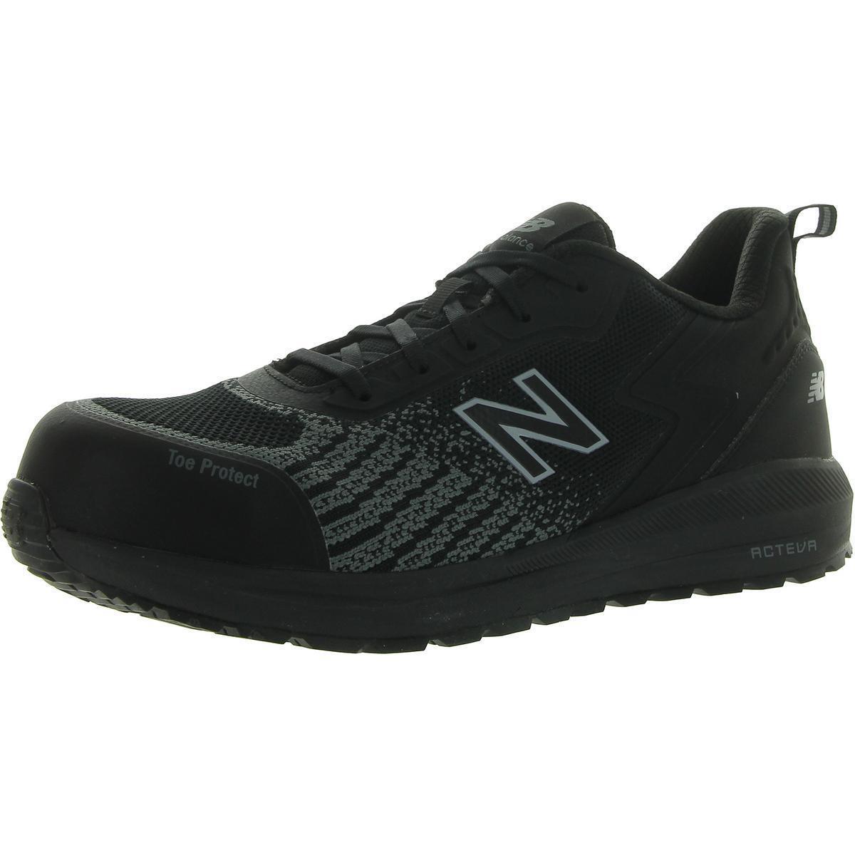 New Balance Mens Black Mesh Running Training Shoes 9.5 Medium D Bhfo 7449 - Black Grey