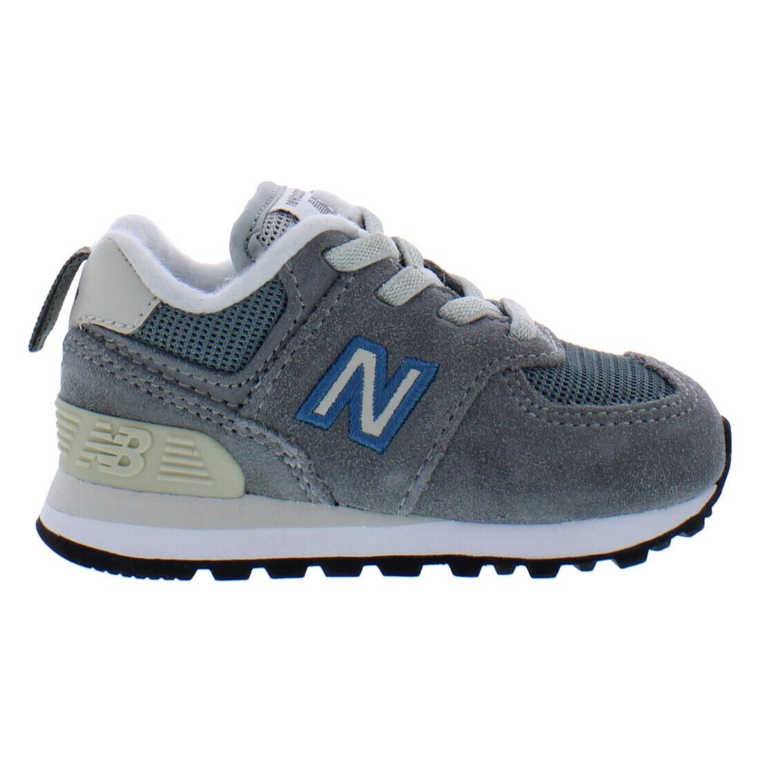 New Balance 574 Infant/toddler Shoes Size 4 Color: Grey/sky Blue