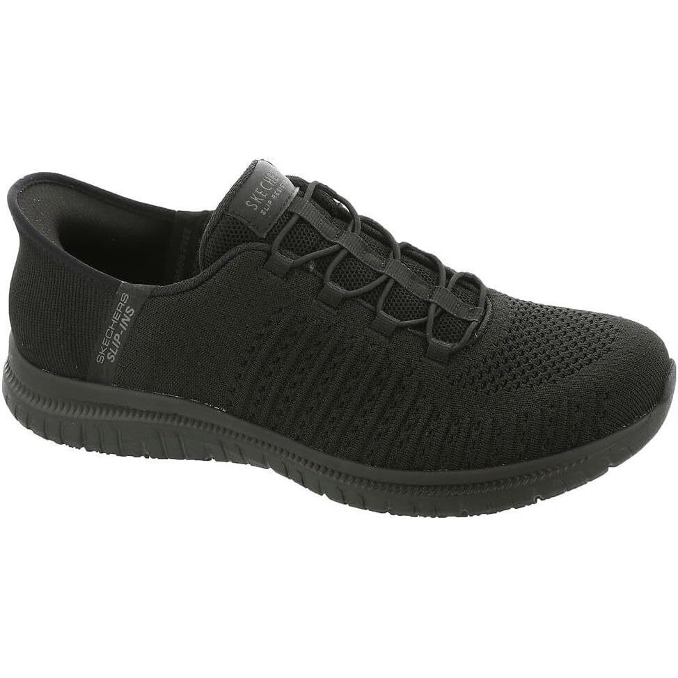 Skechers Women`s Virtue Sr Valsea Hands Free Slip Ins Health - Black