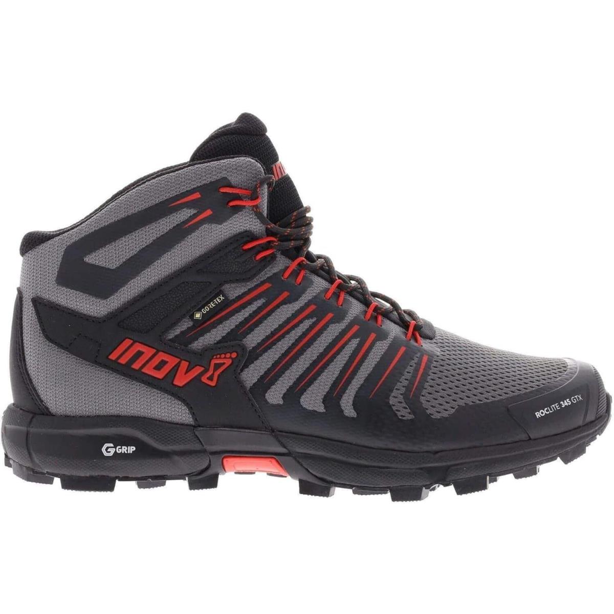 Inov-8 Grey/Black/Red