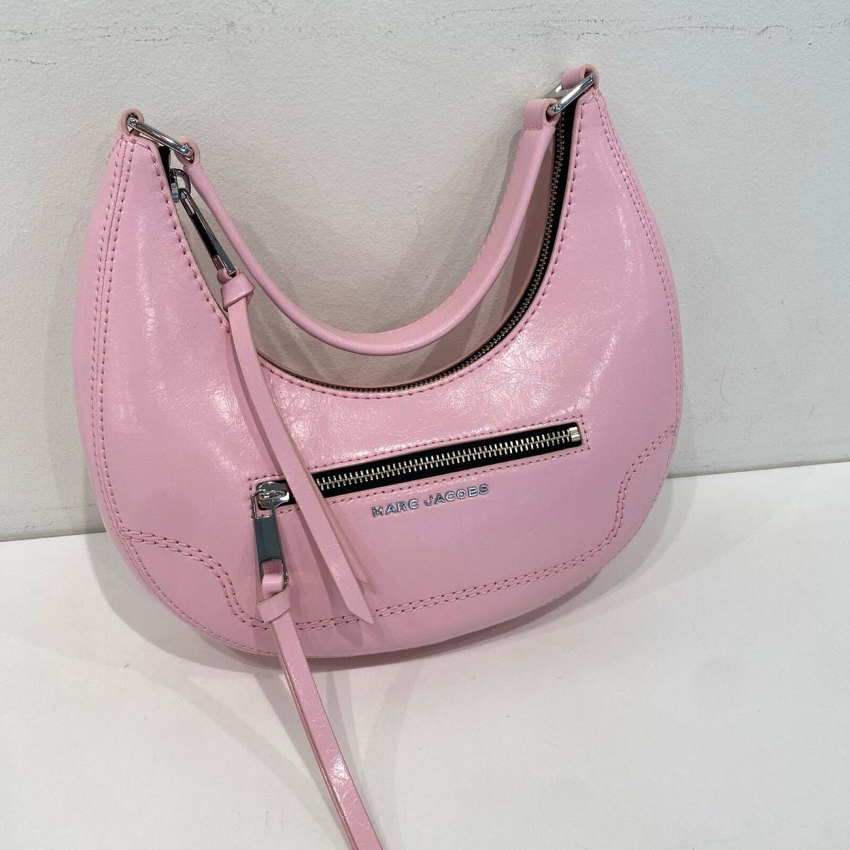 Marc Jacobs Small Crescent Shoulder Bag 4P4HSH001H01 IN Bubblegum