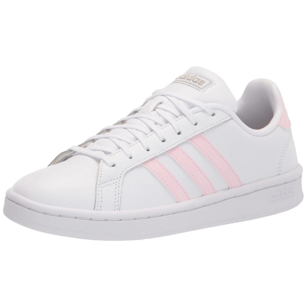 Adidas Womens Grand Court Sneaker Wht/wht/gresix