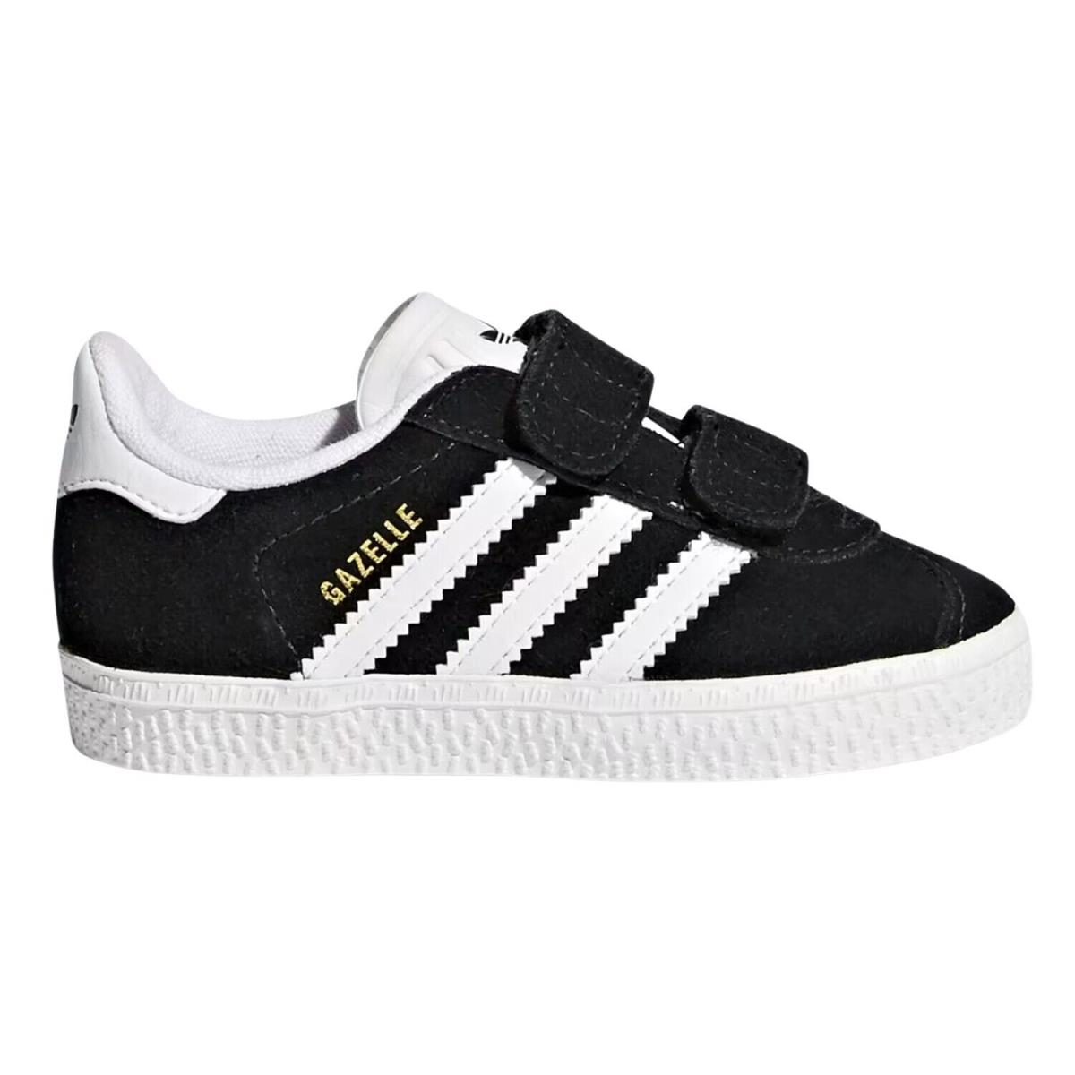 Adidas Gazelle Cf I Toddlers Style : Cq3139 - CBLACK/FTWWHT/FTWWHT