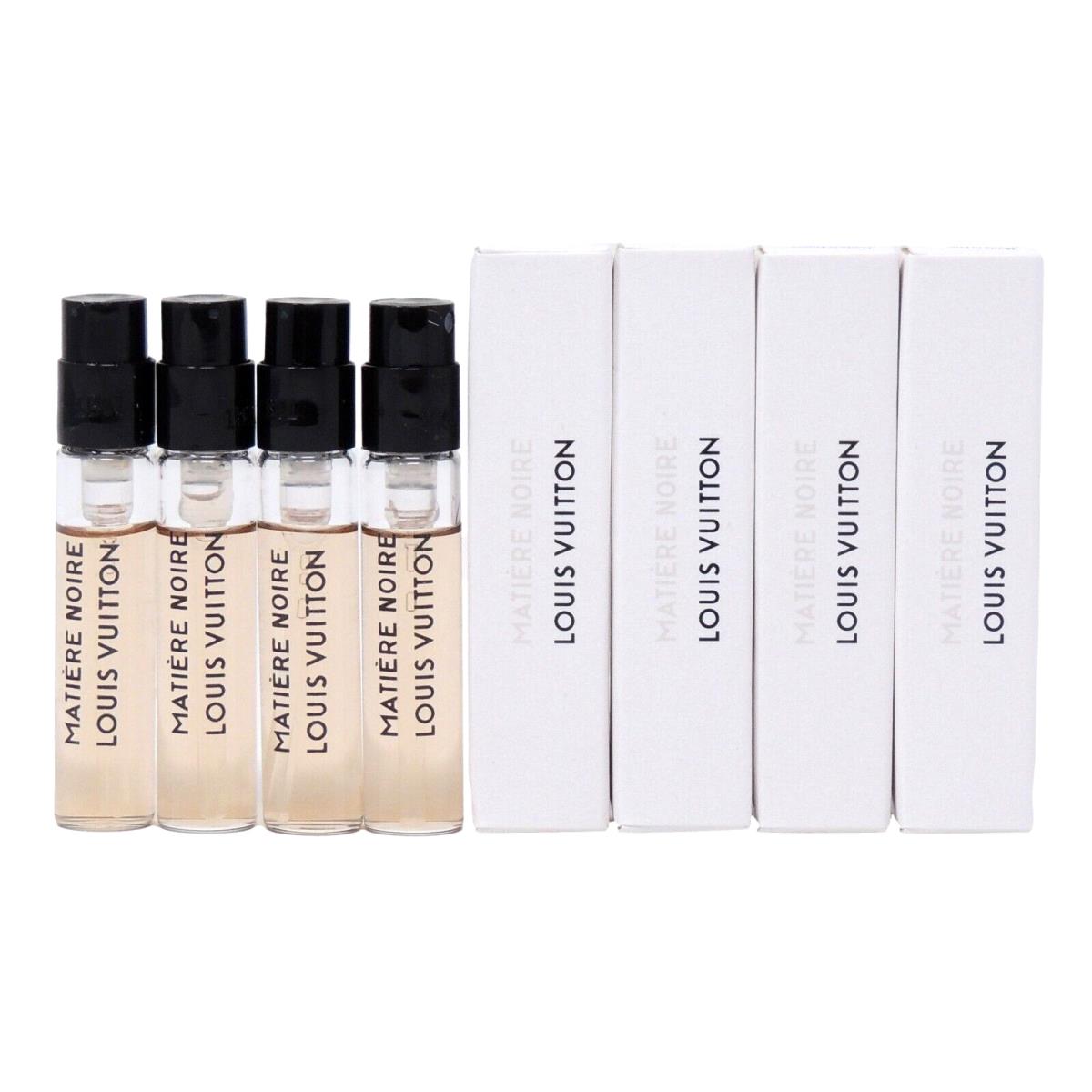 Louis Vuitton Matiere Noire 2.0ml .06fl oz x 4 Perfume Spray Samples