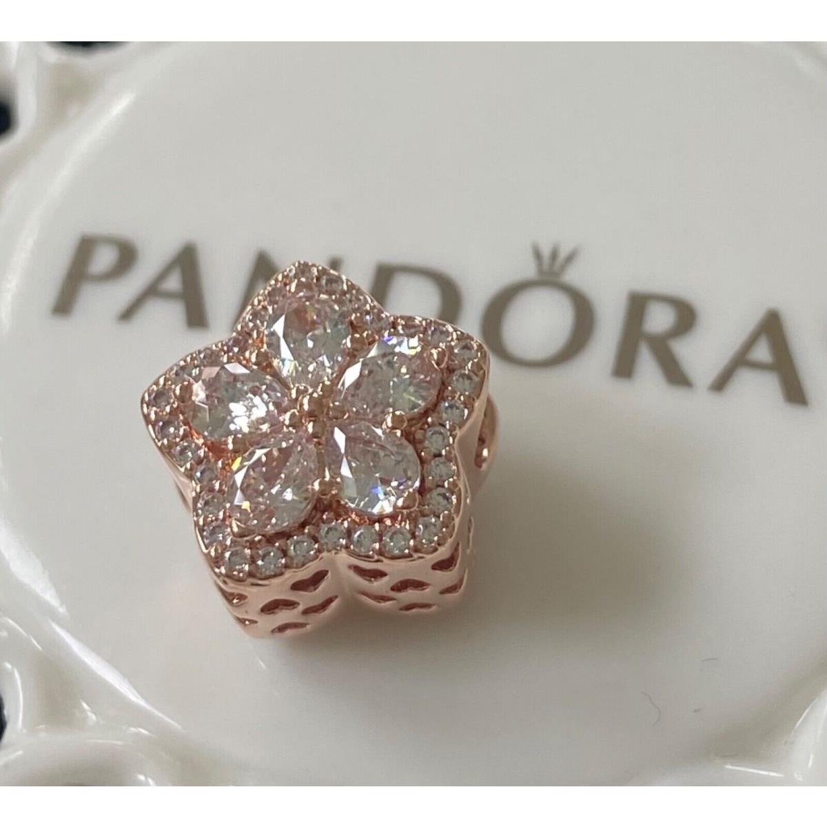 Pandora Rose Sparkling Snowflake Pav Charm 789224C01