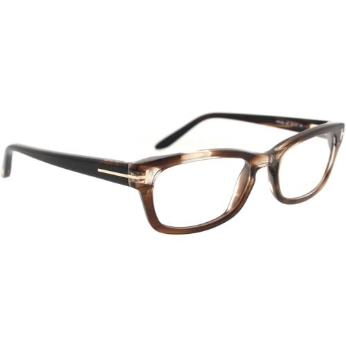 Tom Ford TF 5184 047 Brown Marble Eyeglasses 52-18-135mm Italy