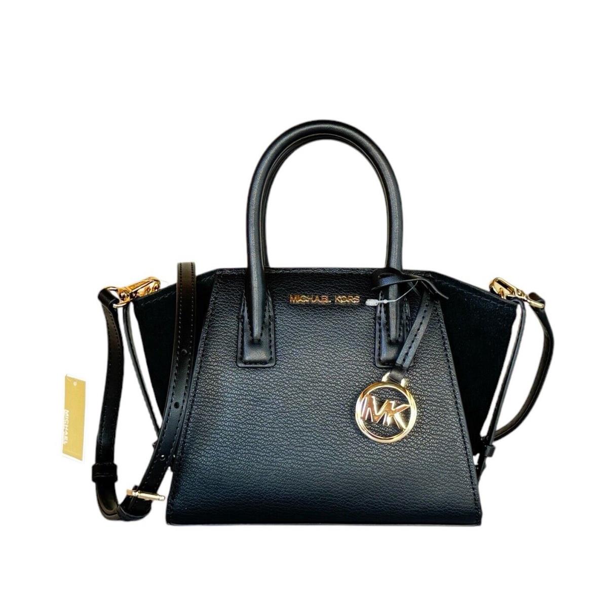 Michael Kors Avril XS Mini Satchel Shoulder Crossbody Bag Black