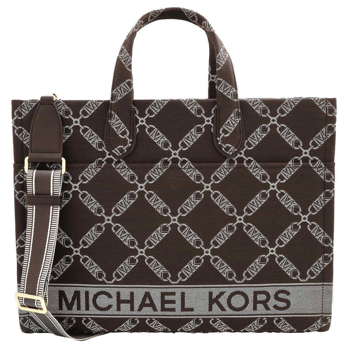 Kors Gigi Large Empire Logo Jacquard Tote Bag 30S3G3GT7J-240