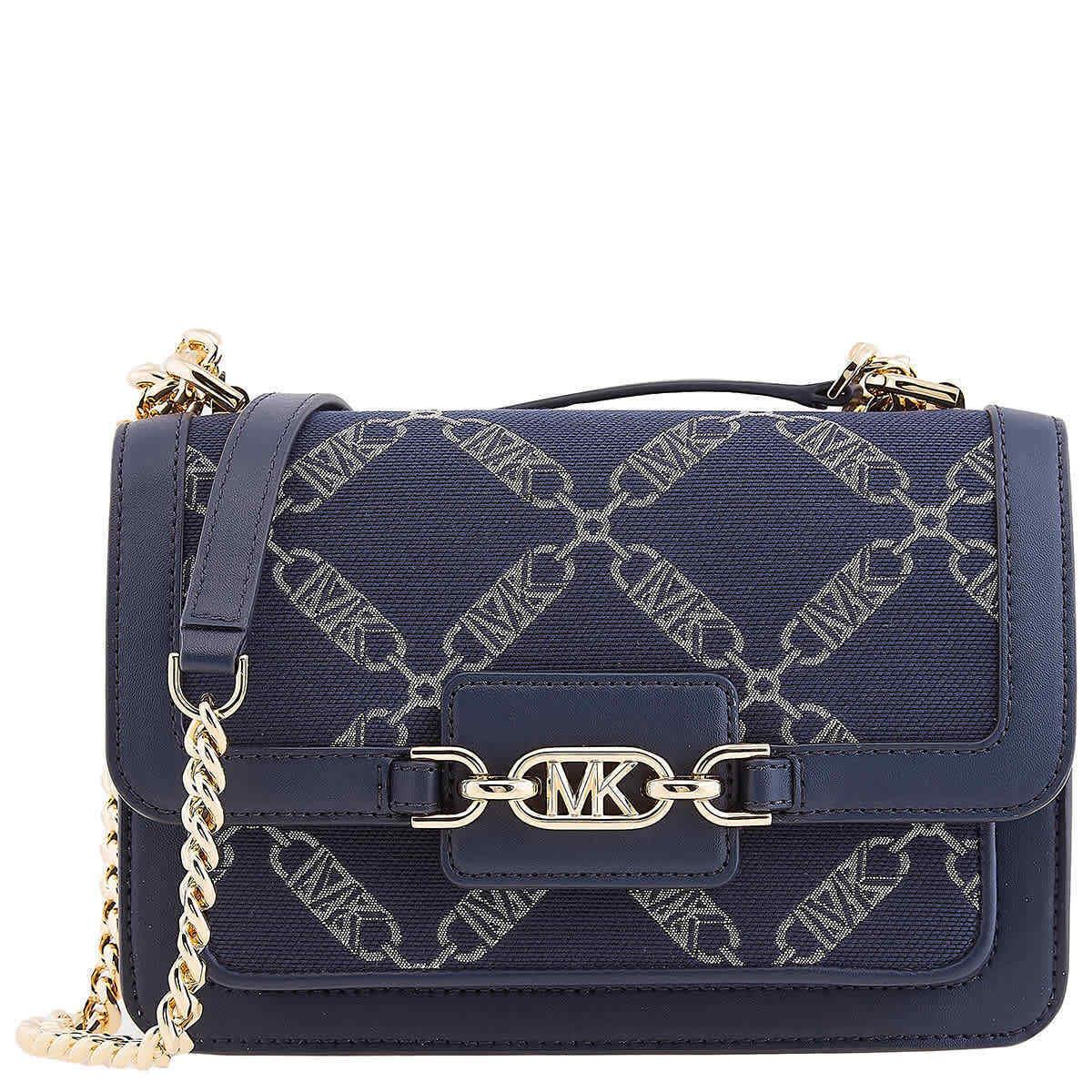 Michael Kors Heather Logo Jacquard Crossbody Bag 30S3G7HL7J-407