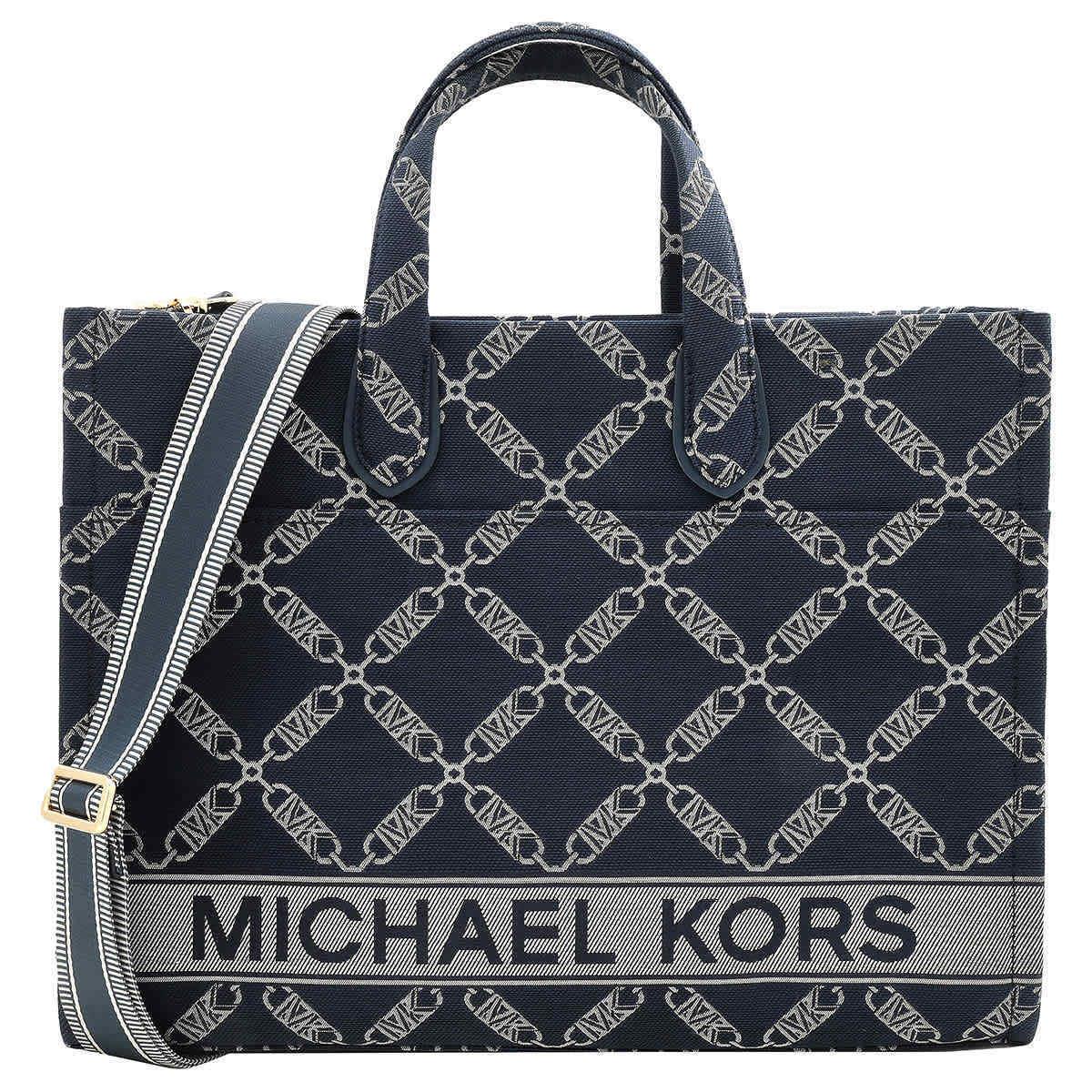 Kors Gigi Large Empire Logo Jacquard Tote Bag 30S3G3GT7J-407