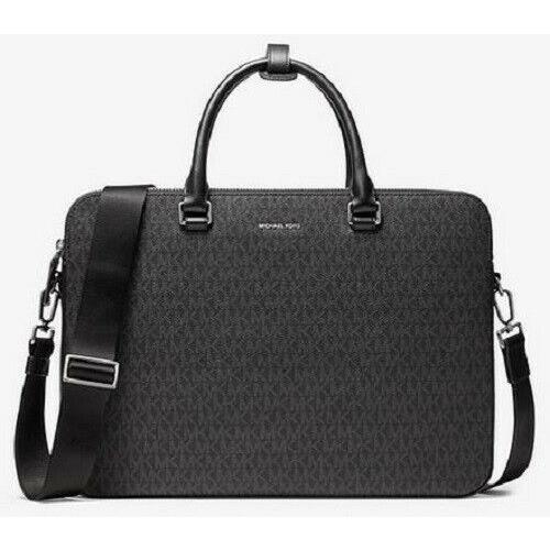 Michael Kors Henry Logo Briefcase Black