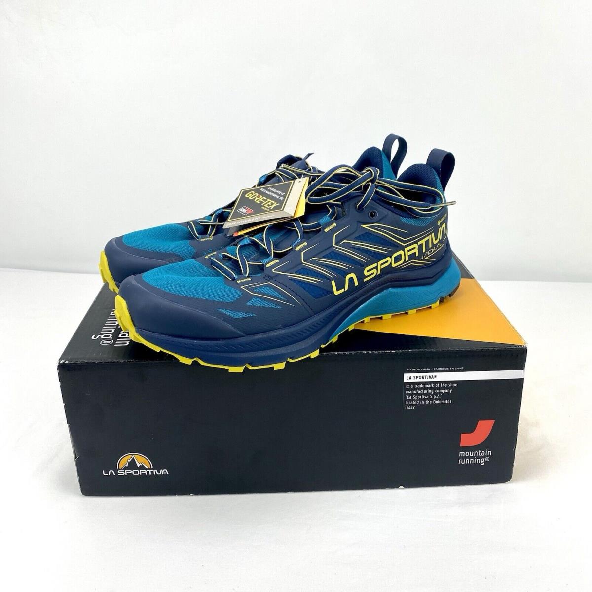 La Sportiva Jackal Gore-tex Gtx Night Blue/moss Trail Run Sneakers 9 US Men 42