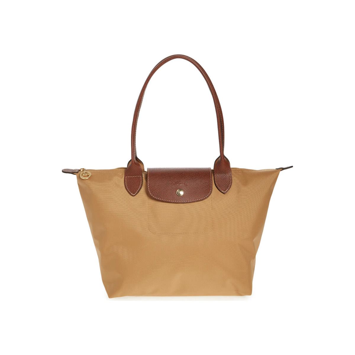 Longchamp Le Pliage Medium Small Nylon Shoulder Tote 2605089 Fawn