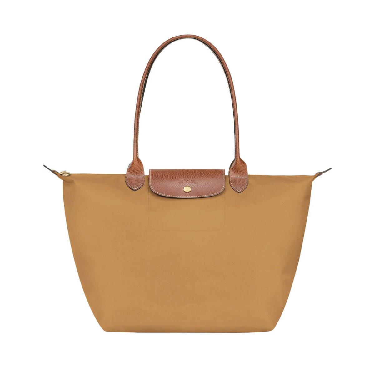 Longchamp Le Pliage Large Nylon Shoulder Tote 1899089 Fawn Tan