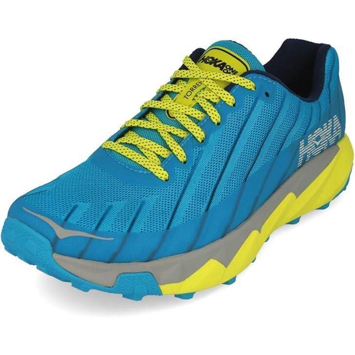 Men`s Hoka Torrent Trail Racer Running Hiking Shoes Size 14 Blue 1097751