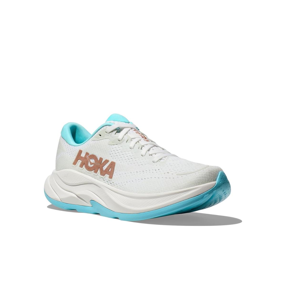 Woman`s Sneakers Athletic Shoes Hoka Rincon 4 Frost/Rose Gold