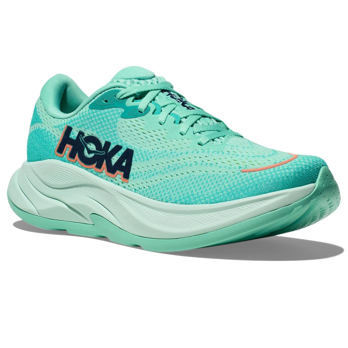 Woman`s Sneakers Athletic Shoes Hoka Rincon 4 Seafoam/Electric Aqua