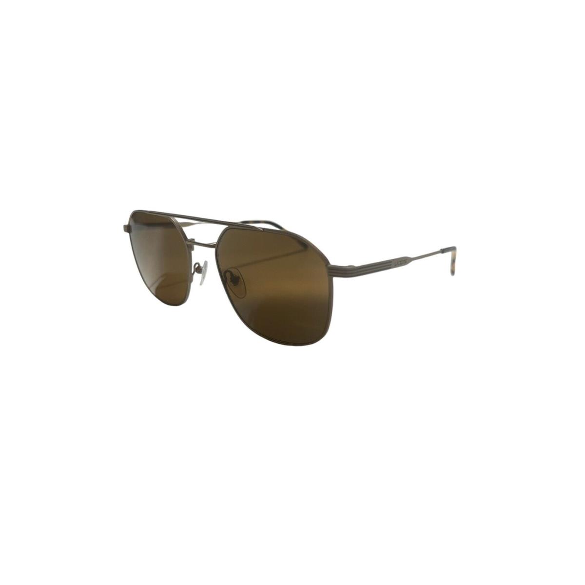 Lacoste Sunglasses Men s L244S 710 57 18 145 Metal Gold Aviator Titanium