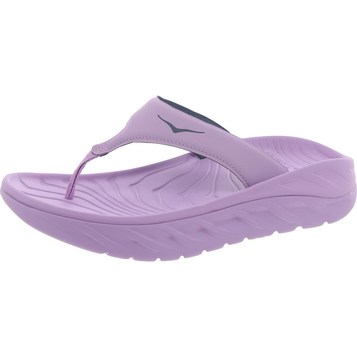 Hoka One One Womens Purple Comfort Thong Sandals Shoes 9 Medium B M Bhfo 3495