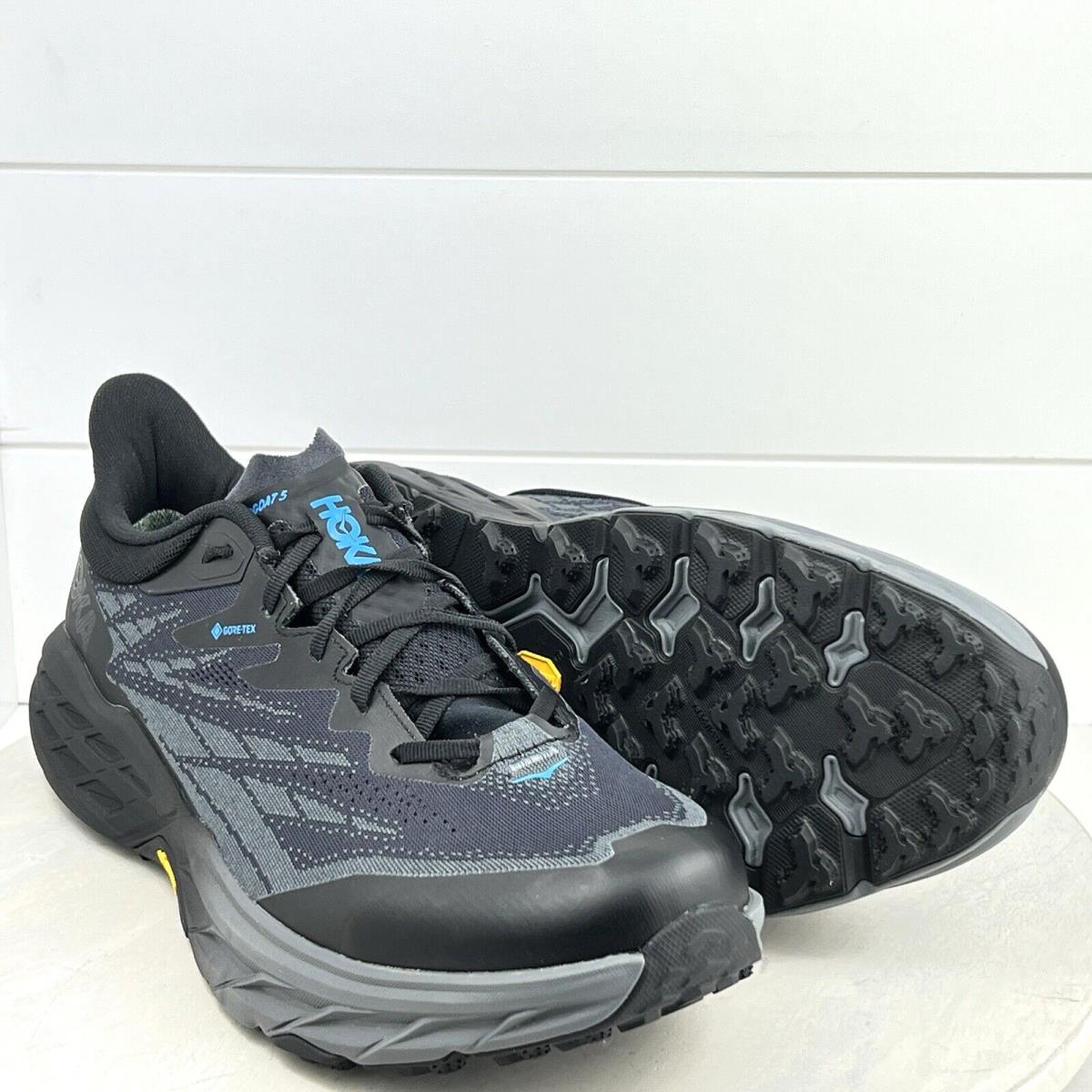 Hoka One Speedgoat 5 Gtx Gore-tex Black Hiking Trail Shoes Mens Size 14 D