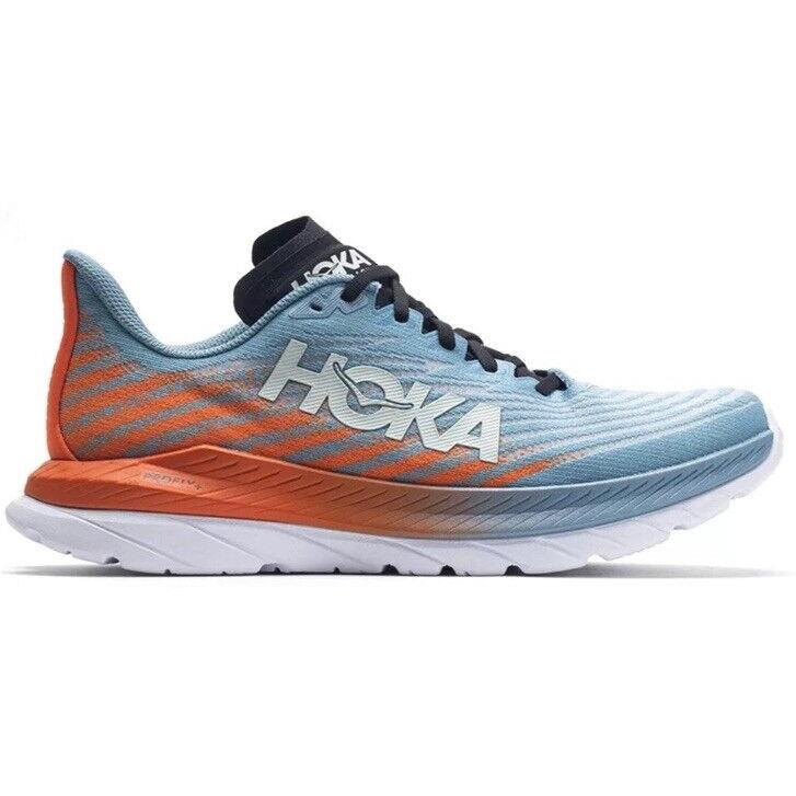 Hoka Mens Trainers Mach 5 Casual Lace-up Low-top Textile Synthetic Size 8D