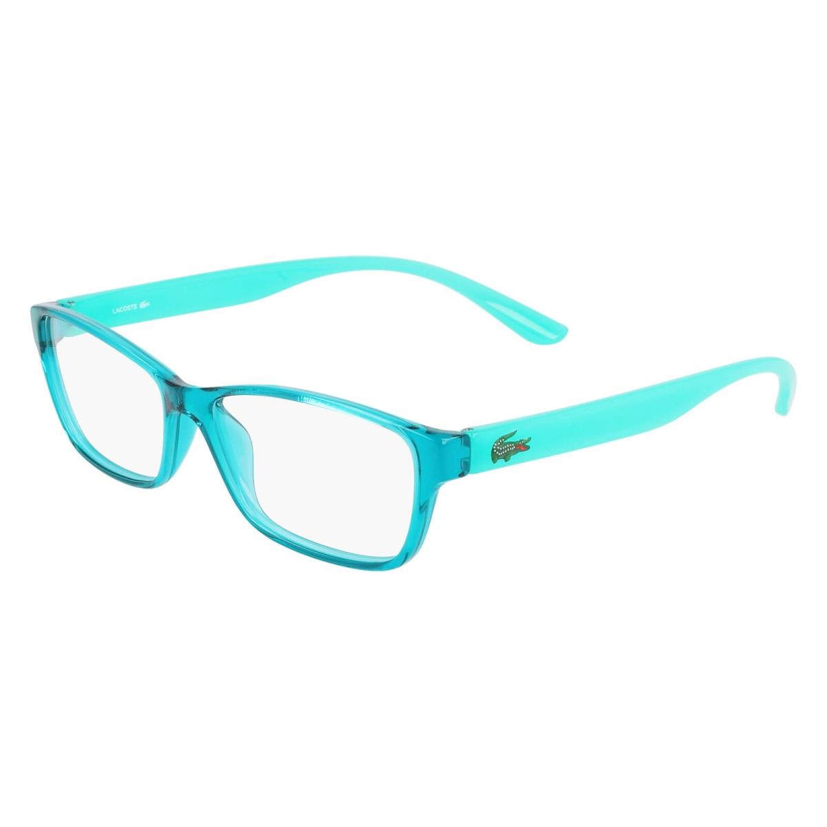 Lacoste L3803B-444-51 Aqua with Phospho Temples Eyeglasses