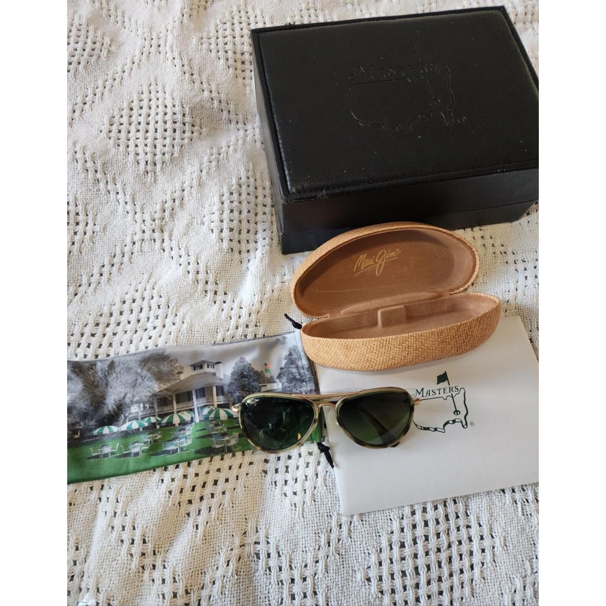 2014 Maui Jim Masters Edition Sunglasses Rare Box Augusta National Maui Jim sunglasses Frame Multicolor Lens Green Fash Direct