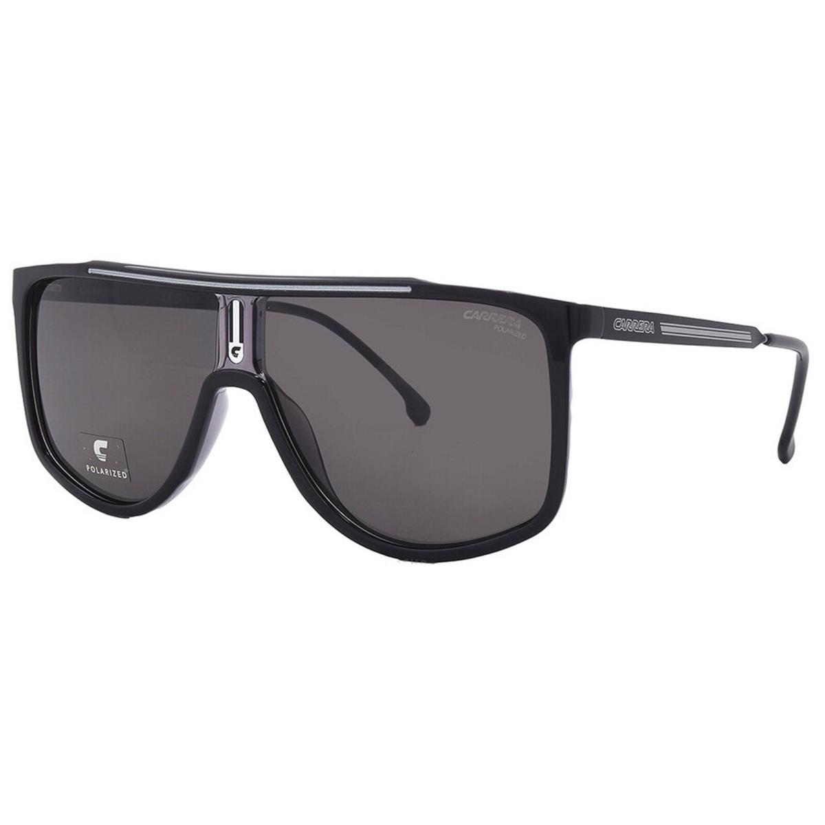 Carrera Men`s Polarized Black/grey Flat Top Navigator Sunglasses CA1056S-008A-M9