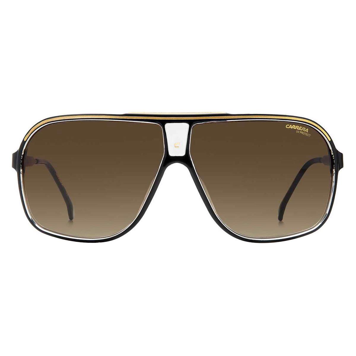 Carrera Grand Prix 3 Sunglasses Black Gold Brown Gradient 64