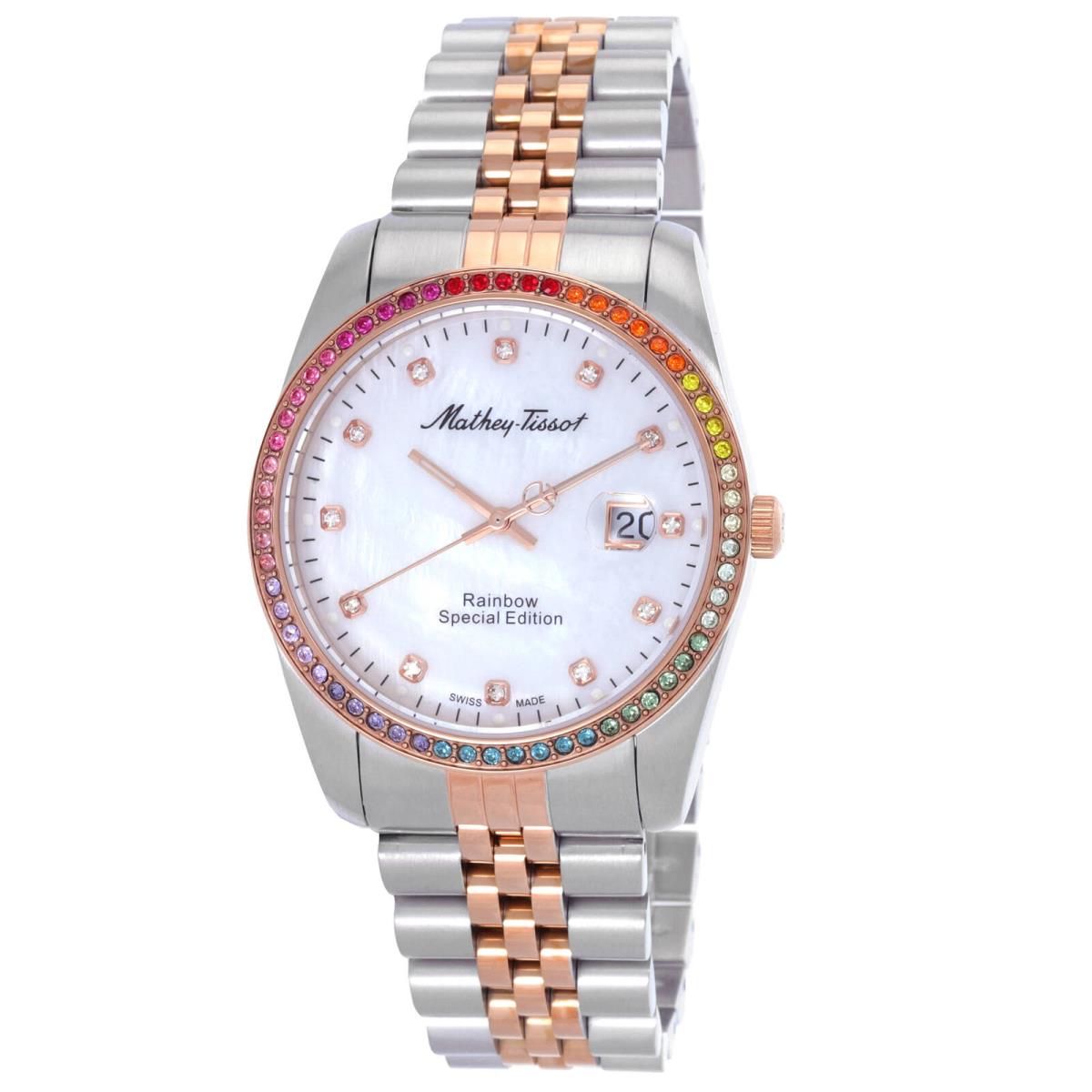 Mathey-tissot Mathy Rainbow White Dial Unisex Watch H809BQI