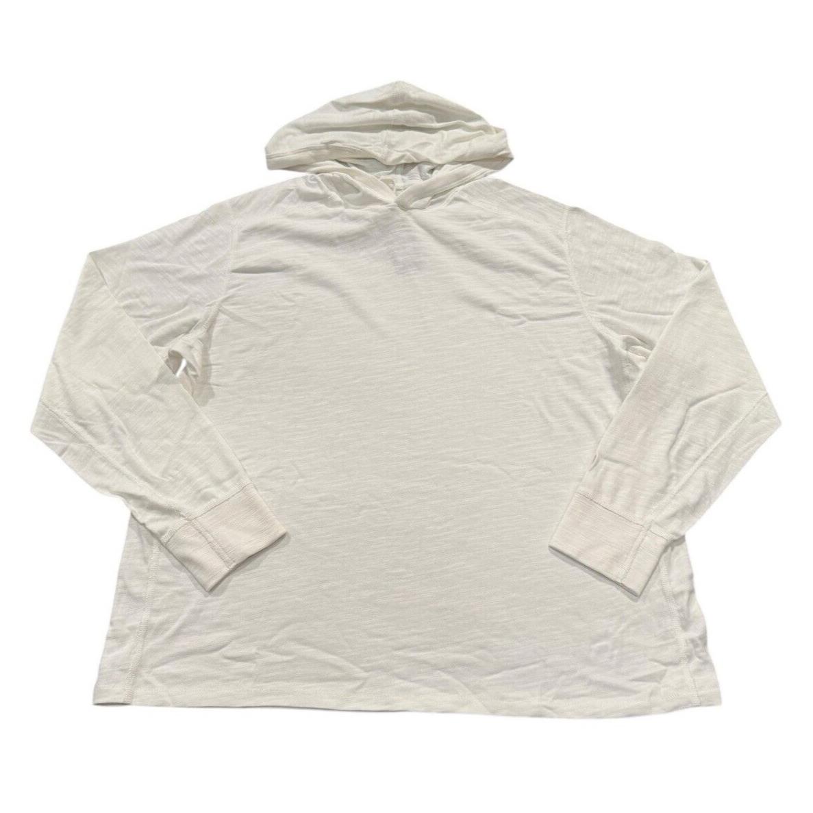 Rag Bone Mens Flame Hoodie Sweatshirt White Size Xxl 2XL