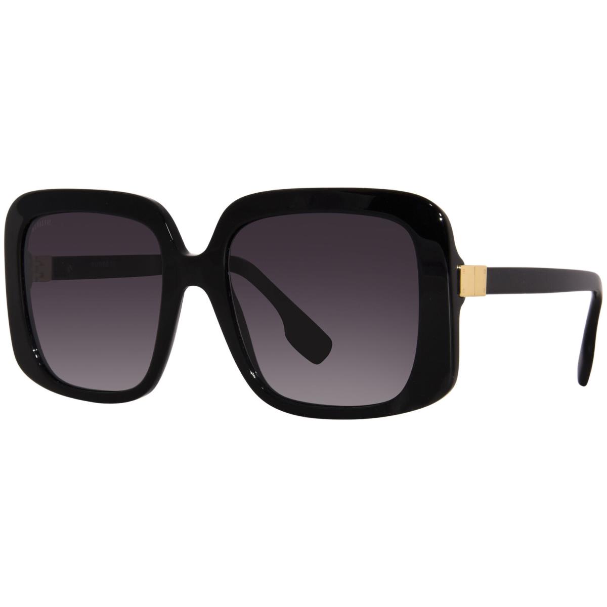 Burberry Penelope BE4363 3001/8G Sunglasses Women`s Black/grey Gradient 55-mm