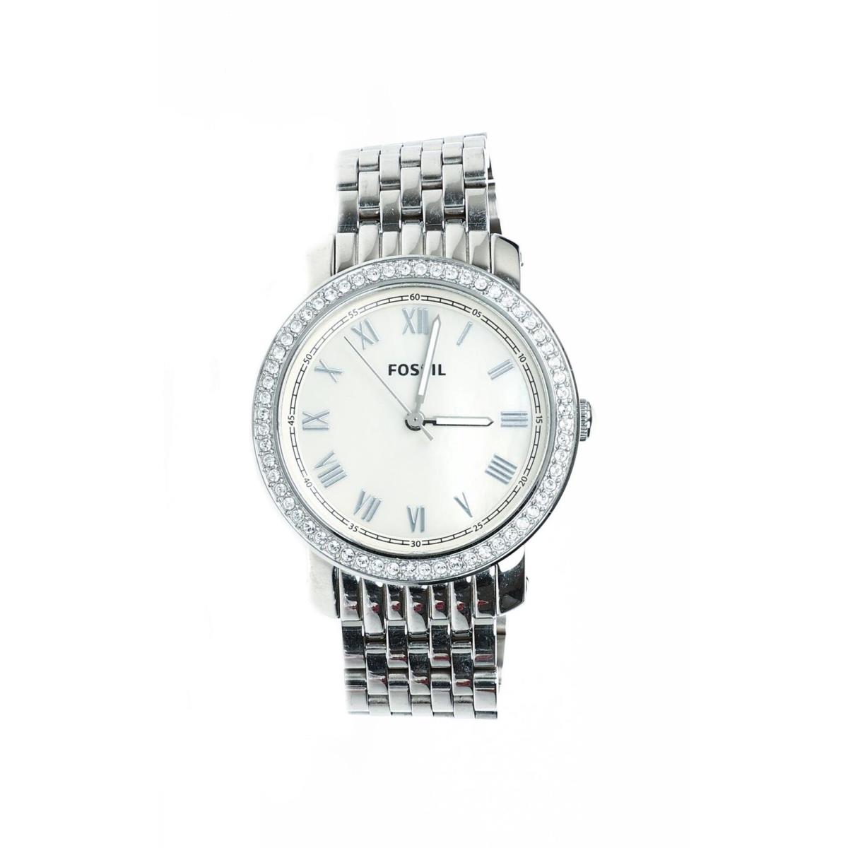 Fossil 270333 Women`s Emma Stainless Steel Silver Watch