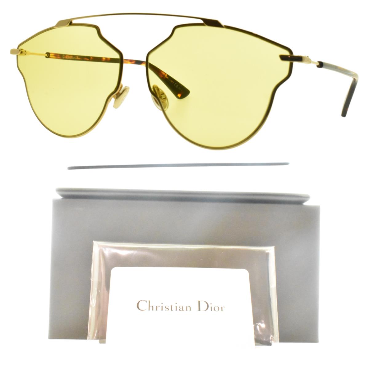 Christian Dior 000HO So Real Pop Rose Gold Havanna Pilot Full Rim Sunglass