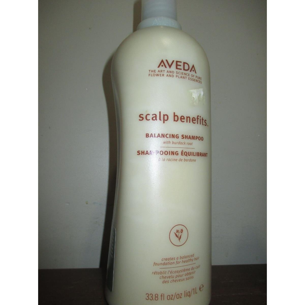 Old Stock Aveda Scalp Benefits Balancing Shampoo 33.8 oz Liquidly