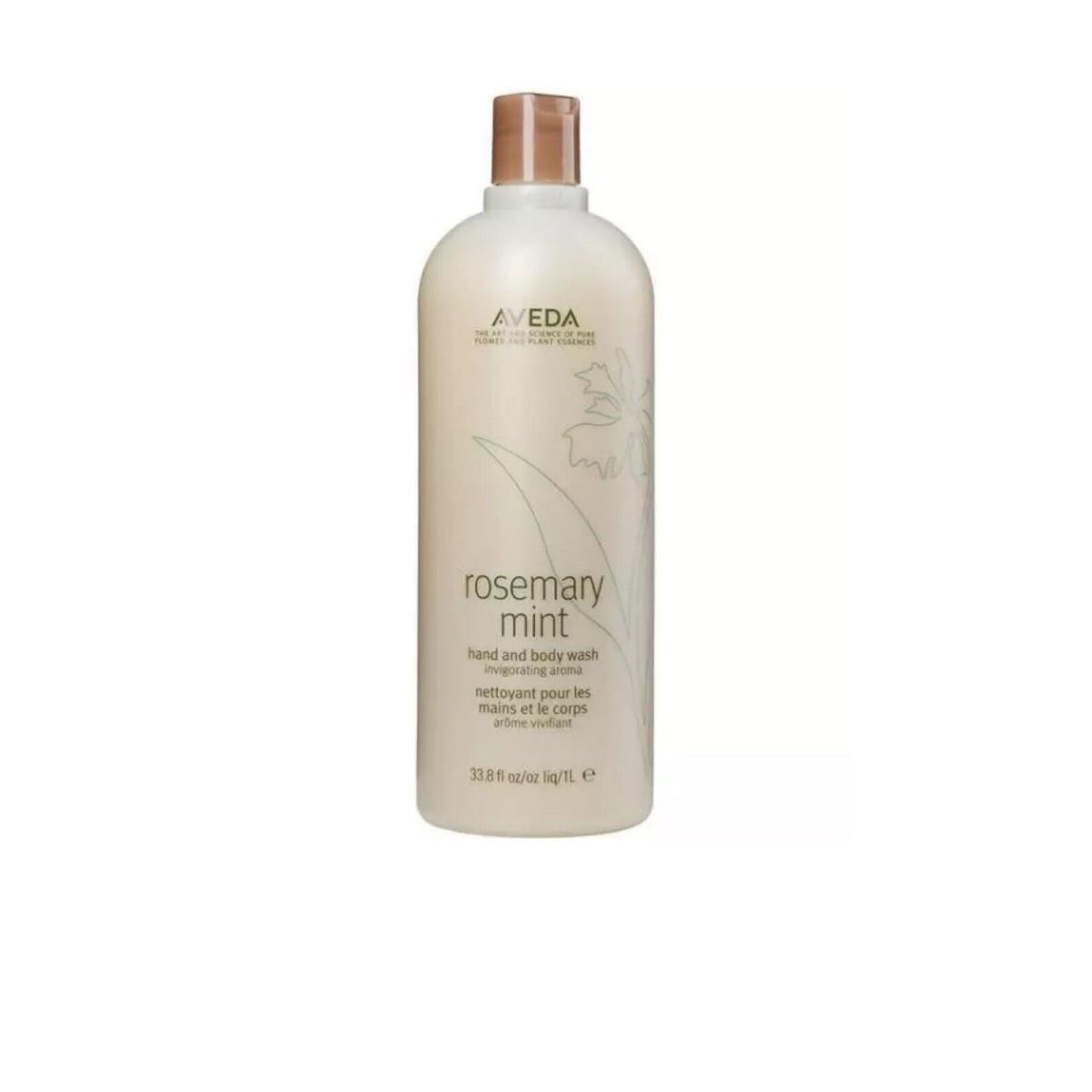 Aveda Rosemary Mint Hand Body Wash - Salon Size 33.8 Oz. / 1 L